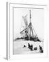 Ship Endurance Sinking in Pack Ice-null-Framed Premium Photographic Print