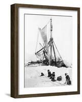 Ship Endurance Sinking in Pack Ice-null-Framed Photographic Print