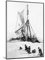 Ship Endurance Sinking in Pack Ice-null-Mounted Photographic Print