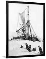 Ship Endurance Sinking in Pack Ice-null-Framed Photographic Print