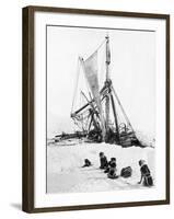 Ship Endurance Sinking in Pack Ice-null-Framed Photographic Print