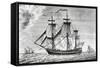 Ship Frigate United States-null-Framed Stretched Canvas