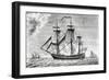 Ship Frigate United States-null-Framed Giclee Print