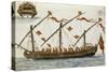 Ship from Venetian Fleet by Jan Grevenbroeck (1731-1807), Italy, 18th Century-null-Stretched Canvas