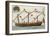 Ship from Venetian Fleet by Jan Grevenbroeck (1731-1807), Italy, 18th Century-null-Framed Giclee Print