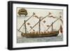 Ship from Venetian Fleet by Jan Grevenbroeck (1731-1807), Italy, 18th Century-null-Framed Giclee Print