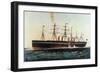 Ship: Great Eastern, 1858-Currier & Ives-Framed Giclee Print