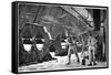 Ship Heating Room, 19th Century-Science Photo Library-Framed Stretched Canvas