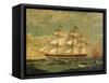 Ship Houqua, 1841-Thomas Birch-Framed Stretched Canvas