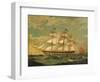 Ship Houqua, 1841-Thomas Birch-Framed Giclee Print