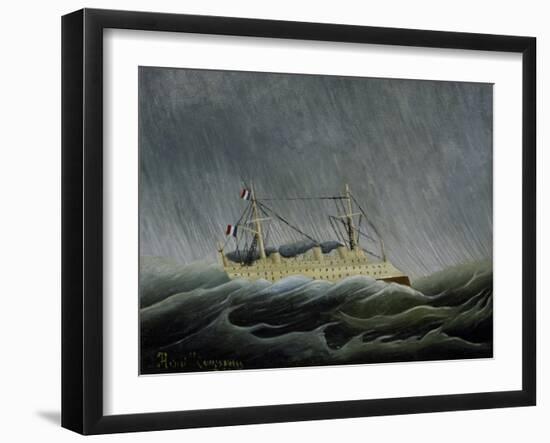 Ship in a Storm-Henri Rousseau-Framed Giclee Print