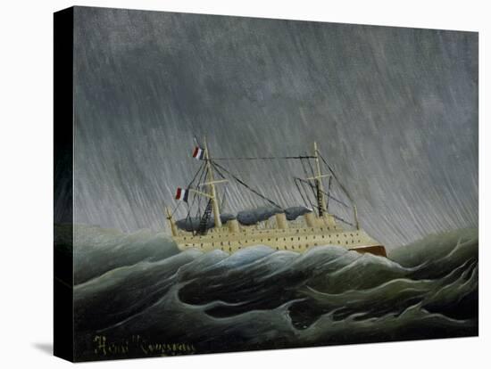 Ship in a Storm-Henri Rousseau-Stretched Canvas