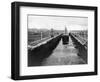 Ship in Gatun Lower Locks-null-Framed Photographic Print