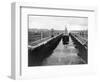 Ship in Gatun Lower Locks-null-Framed Photographic Print