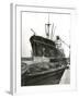 Ship in George V Dock-null-Framed Photographic Print