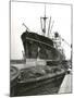 Ship in George V Dock-null-Mounted Photographic Print