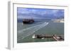 Ship in Le Havre Port, Normandy, France, Europe-Richard Cummins-Framed Photographic Print
