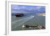 Ship in Le Havre Port, Normandy, France, Europe-Richard Cummins-Framed Photographic Print