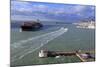Ship in Le Havre Port, Normandy, France, Europe-Richard Cummins-Mounted Photographic Print