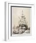 Ship in the East India Docks, London, C1840-Edmund Patten-Framed Giclee Print