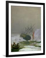 Ship in the Polar Sea, 12th December 1798-Caspar David Friedrich-Framed Giclee Print