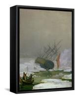 Ship in the Polar Sea, 12th December 1798-Caspar David Friedrich-Framed Stretched Canvas