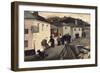 Ship Inn, Mousehole, 1930 (Oil on Board)-Christopher Wood-Framed Giclee Print