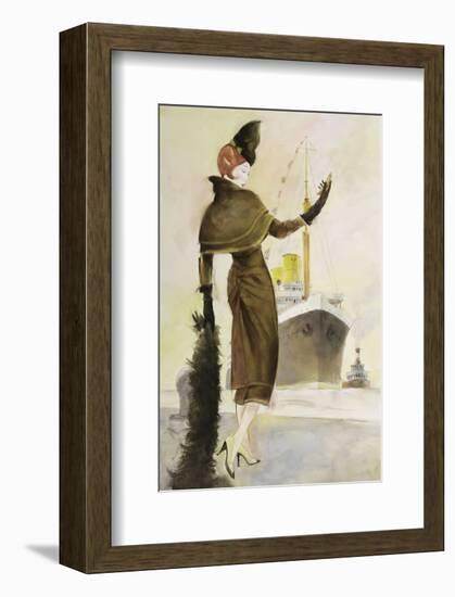 Ship Lady-Graham Reynold-Framed Art Print