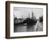 Ship Leaving Miraflores Lower Locks-null-Framed Photographic Print