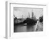 Ship Leaving Miraflores Lower Locks-null-Framed Photographic Print