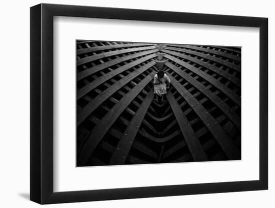 Ship maker-Haitham AL Farsi-Framed Photographic Print