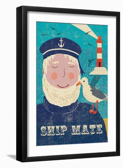 Ship Mate-Rocket 68-Framed Premium Giclee Print