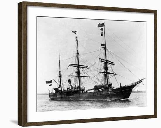 Ship of Robert Peary-null-Framed Photographic Print