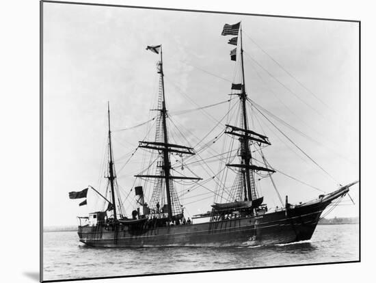 Ship of Robert Peary-null-Mounted Photographic Print