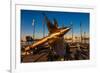 SHIP PROPELLER BATTLESHIP NEW JERSEY MUSEUM WATERFRONT CAMDEN NEW JERSEY USA-null-Framed Premium Photographic Print