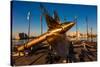 SHIP PROPELLER BATTLESHIP NEW JERSEY MUSEUM WATERFRONT CAMDEN NEW JERSEY USA-null-Stretched Canvas