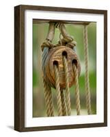 Ship Rigging, Lubeck, Germany-Russell Young-Framed Photographic Print