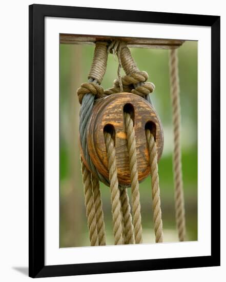 Ship Rigging, Lubeck, Germany-Russell Young-Framed Photographic Print