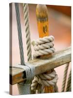 Ship Rigging, Lubeck, Germany-Russell Young-Stretched Canvas