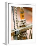 Ship Rigging, Lubeck, Germany-Russell Young-Framed Photographic Print