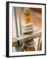 Ship Rigging, Lubeck, Germany-Russell Young-Framed Photographic Print