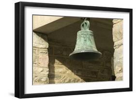 Ship's Bell at Franklin and Eleanor Roosevelt's Home in Hyde Park, NY-null-Framed Photographic Print