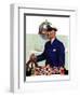 "Ship's Captain,"July 28, 1934-Edgar Franklin Wittmack-Framed Giclee Print