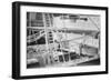 Ship's Deck Clad With Ice-null-Framed Art Print