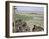 Ship's Graveyard Near Aralsk, on Seabed Due to Water Losses, Aral Sea, Kazakhstan, Central Asia-Anthony Waltham-Framed Photographic Print