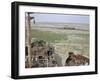 Ship's Graveyard Near Aralsk, on Seabed Due to Water Losses, Aral Sea, Kazakhstan, Central Asia-Anthony Waltham-Framed Photographic Print