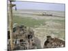 Ship's Graveyard Near Aralsk, on Seabed Due to Water Losses, Aral Sea, Kazakhstan, Central Asia-Anthony Waltham-Mounted Photographic Print