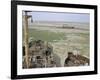 Ship's Graveyard Near Aralsk, on Seabed Due to Water Losses, Aral Sea, Kazakhstan, Central Asia-Anthony Waltham-Framed Photographic Print