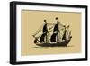 Ship Silhouette I-Vision Studio-Framed Art Print