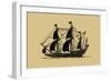 Ship Silhouette I-Vision Studio-Framed Art Print